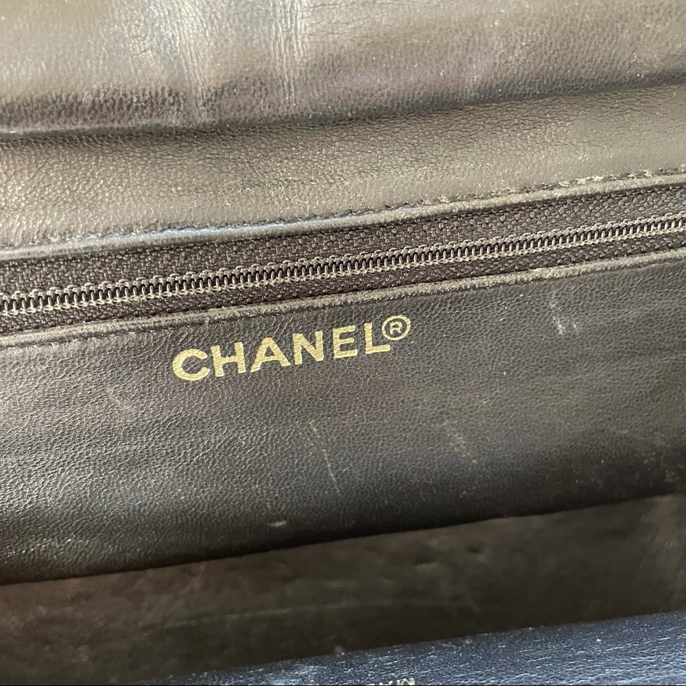 ❤️SOLD❤️ CHANEL Logo Quilted Timeless Caviar Petite Tote Bag - Picture 10 of 14